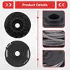 ABBY-4Pcs 1.65Mm 6.1M F016800351 String Trimmer Replacement Spool Line For ART 24 27 30 30-36 LI Grass Trimmer