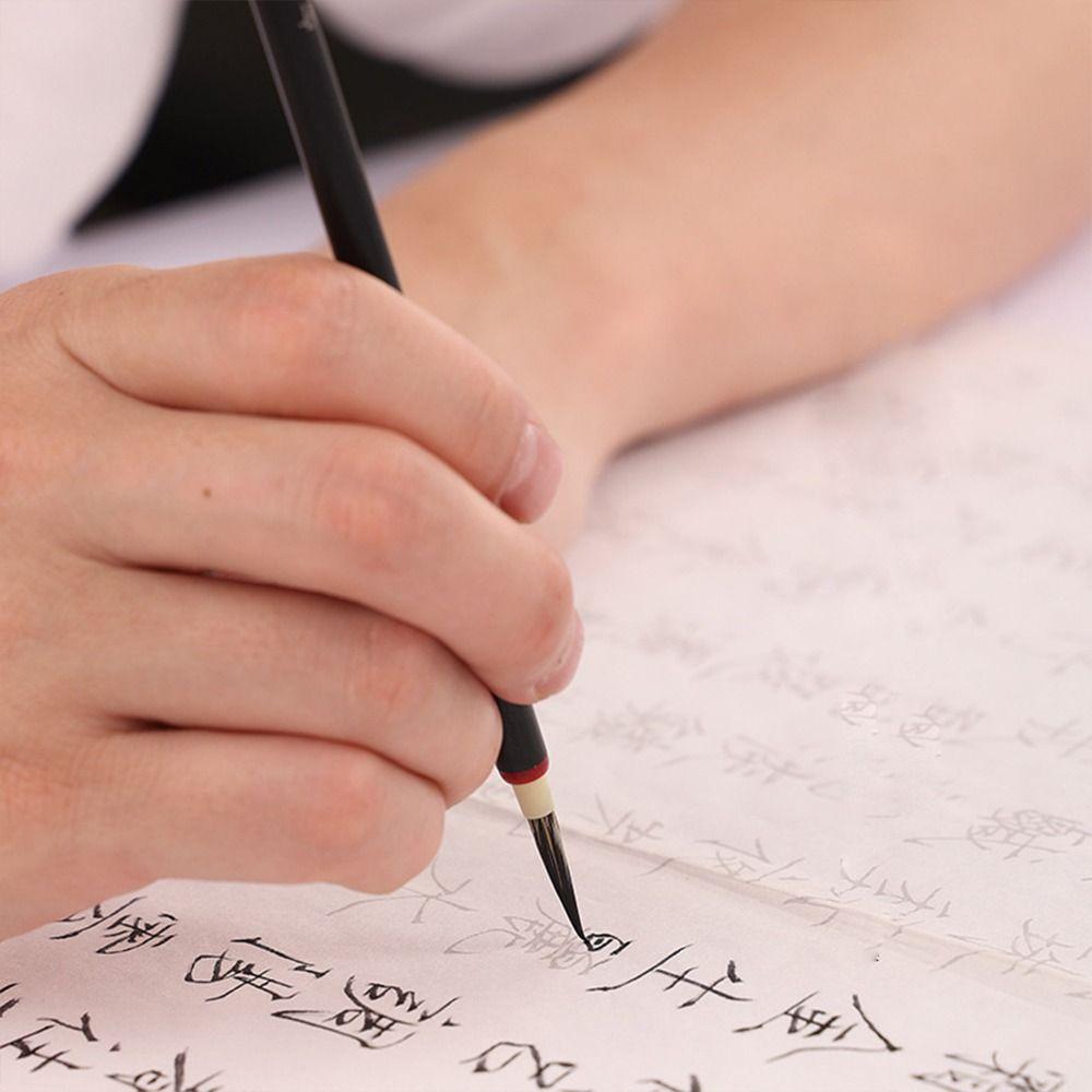 Кисть для китайской каллиграфии с масляной акварелью Wolf Hair Hook Line Fine Paint Brush Class