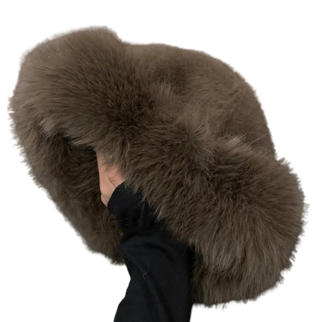 Монгольская панама с широкими полями, зимняя шляпа рыбака, утепленная плюшевая шляпа рыбака для взрослых и подростков, теплая шляпа для поездок