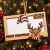 Christmas Tree Decoration with Money Slot 2Pcs Holder Hanging Ornament for Cash, Wooden Xmas Holiday Decoration, Reusable Cash Box Party Tabletop