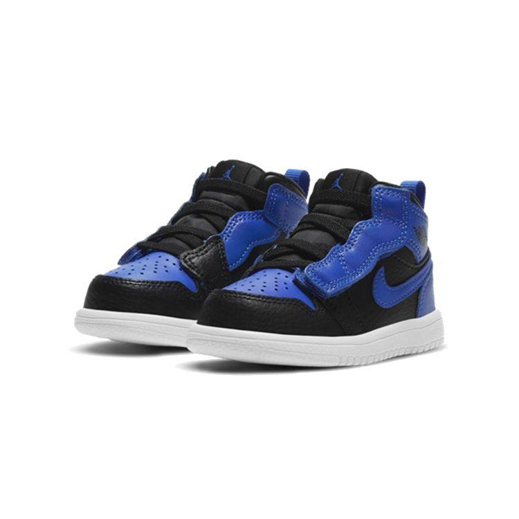 Air Jordan 1 Mid ALT TD Royal Blue Baby Sneakers Black Hyper-Royal White AR6352-077