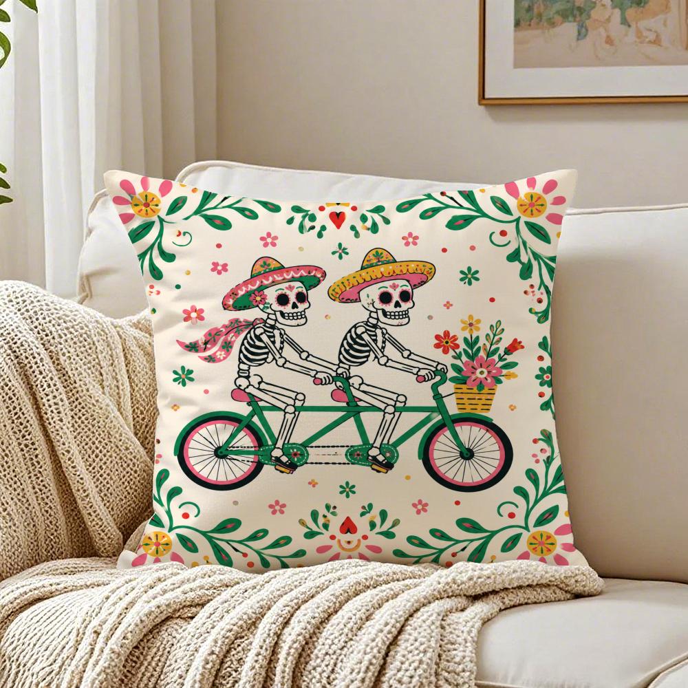 Nordic Boho Sun Leopard Palm Pillow Case Breathable Organic Short Plush Cushion Covers WrinkleResistant Soft Durable