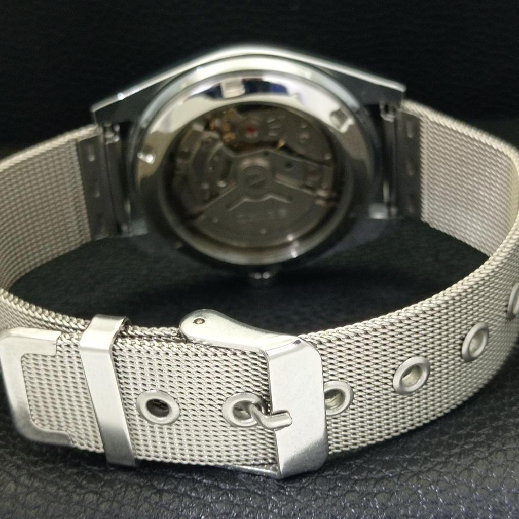 ВОССТАНОВЛЕННЫЕ ВИНТАЖНЫЕ МУЖСКИЕ АВТОМАТИЧЕСКИЕ ЧАСЫ SEIKO 5 6309A ЯПОНИЯ С СИНИМ ЦИФЕРБЛАТОМ a440844-4