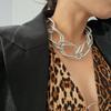 Модное колье с преувеличенной индивидуальностью, хип-хоп колье для женщин