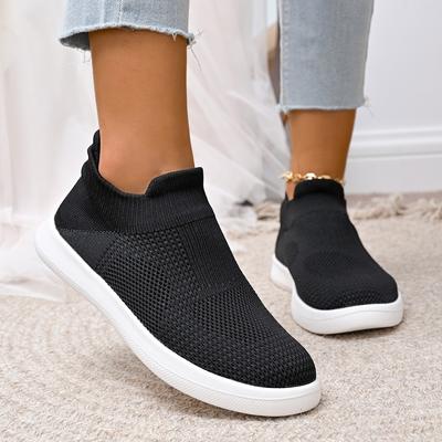 Модные женские вулканизированные туфли однотонные с круглым носком кроссовки слипоны балетки женские лоферы больших размеров 43 для ходьбы