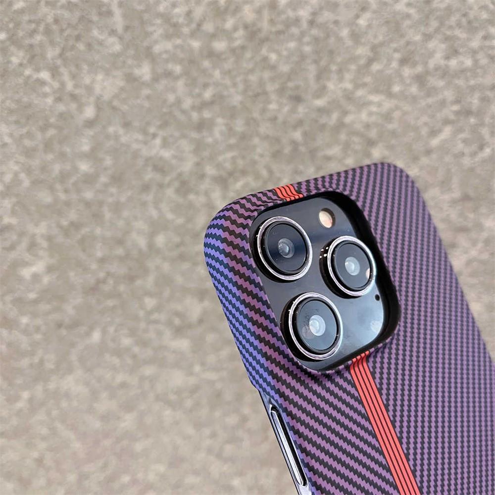 Ультратонкий охлаждающий чехол с рисунком под карбон для For Iphone 16 15 14 Plus 13 12 11 Pro Max 13Mini 12Mini Ударопрочный пластиковый чехол