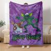 Gremlins Customize Your Name Blanket Lightweight Personalized Blanket Comfortable Suitable for Bed Home Decor Nap Living Room Four Seasons Universal