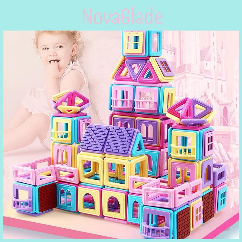 Magnetic Building Blocks Set Dynamic And Smooth Educational Toy For Kids