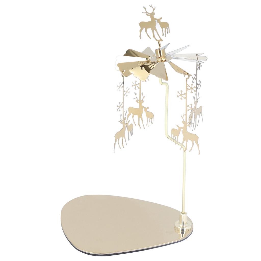 Подсвечник круглый треугольный поднос романтический европейский стиль нержавеющая сталь вращающийся ароматерапевтический подсвечник в виде колокольчика