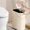 9/12 л узкий мусорный бак для ванной с ручкой, крышка, водонепроницаемая, антизапаховая корзина для мусора для туалета, кухни, мусорное ведро прессового типа