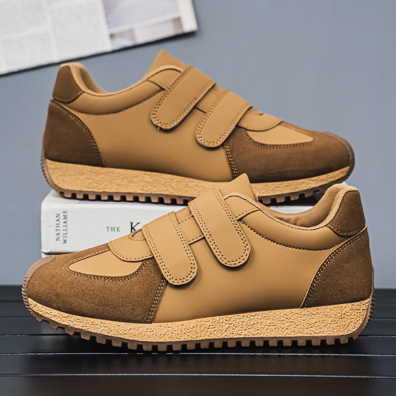 2025 Spring and Summer Men's New Retro Fashion Daily Casual Versatile Trend Velcro Flat Men's Shoes