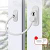 2 Pcs/Set Multifunctional Window Sliding Door Locks  Child Safety Protection