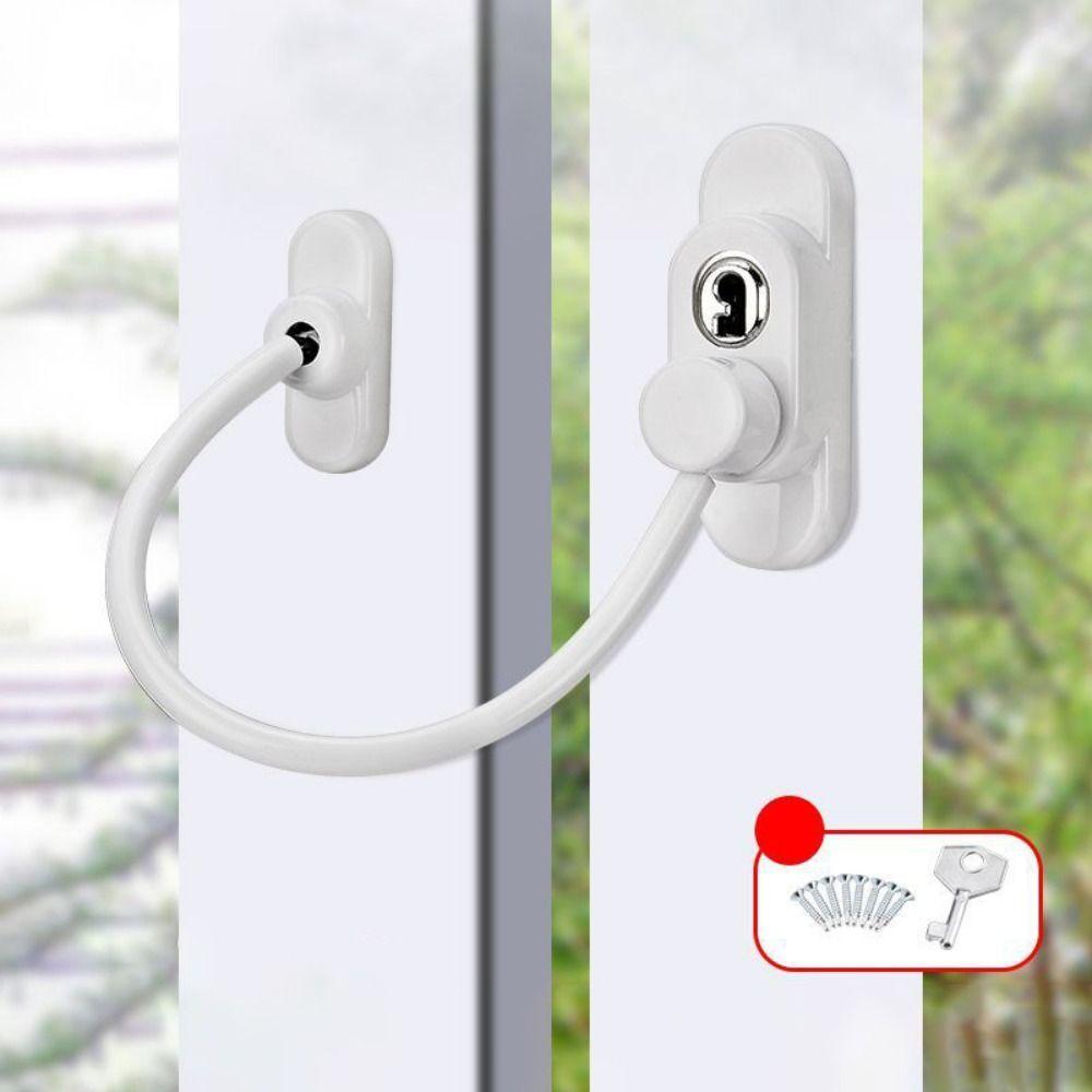2 Pcs/Set Multifunctional Window Sliding Door Locks  Child Safety Protection