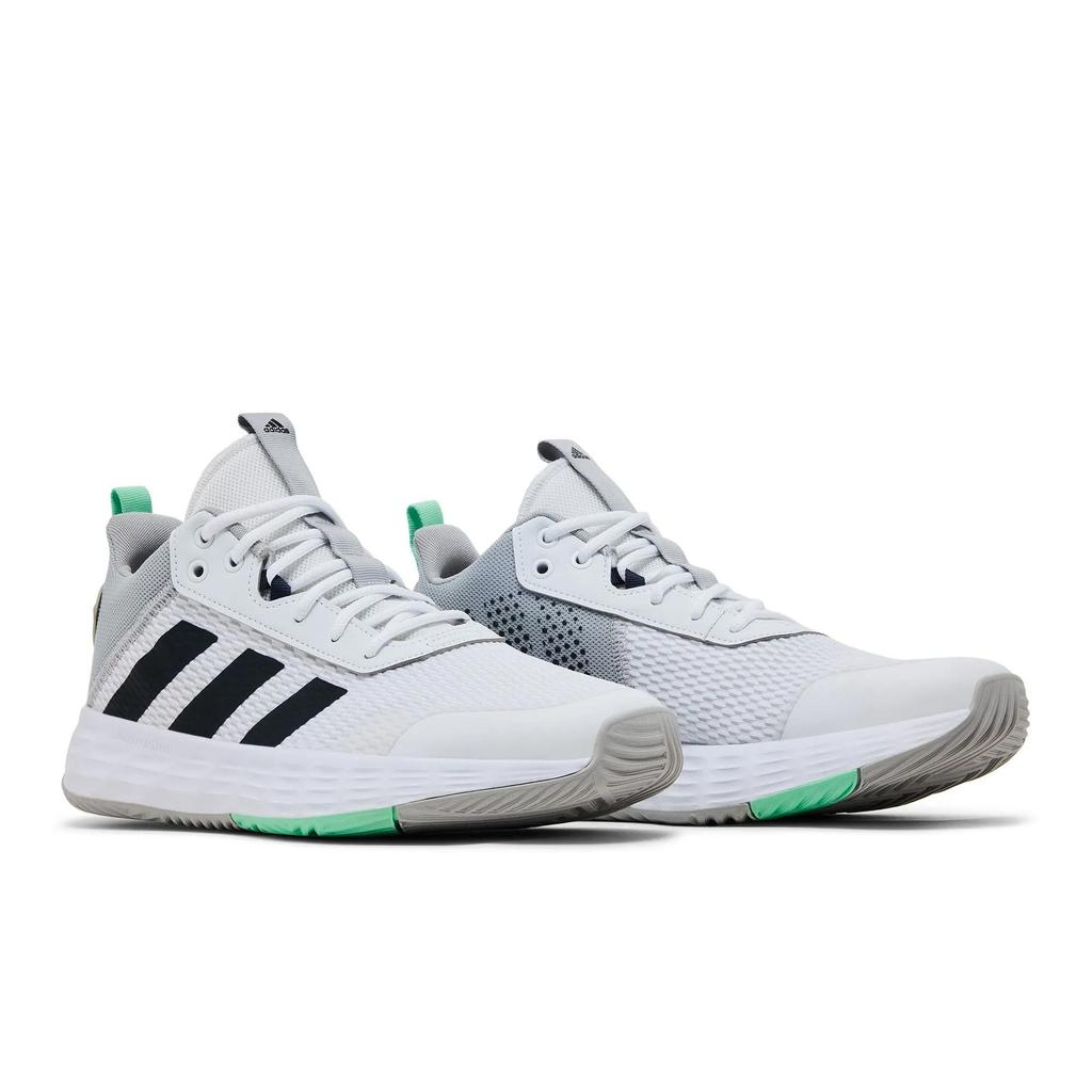 adidas Own The Game 2.0 'White Pulse Mint' (Unisex) Cloud White / Black Blue Metallic / Pulse Mint Basketball Shoes HP7888