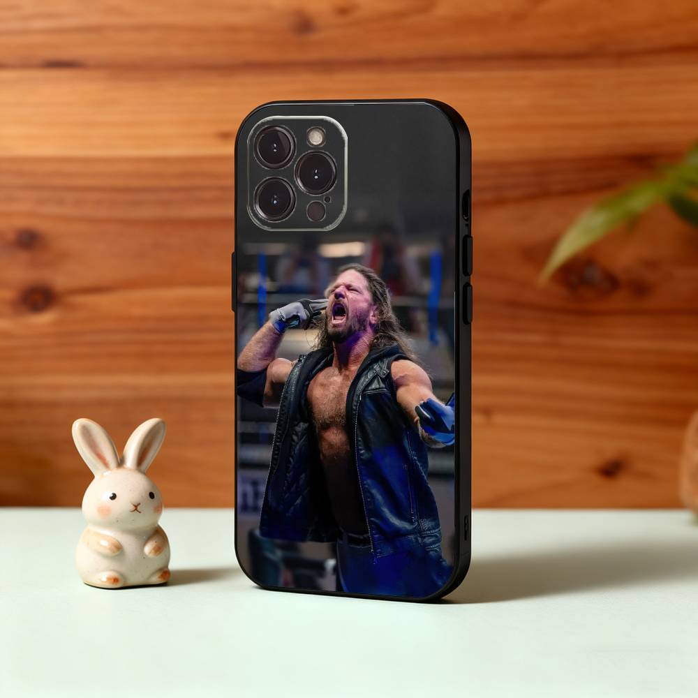 Харизматичный Чехол Для Телефона A-AJ S-Styles Для iPhone17,16,15,14,13,12,Plus,Pro Max, 5G Другие Мягкий Черный Чехол