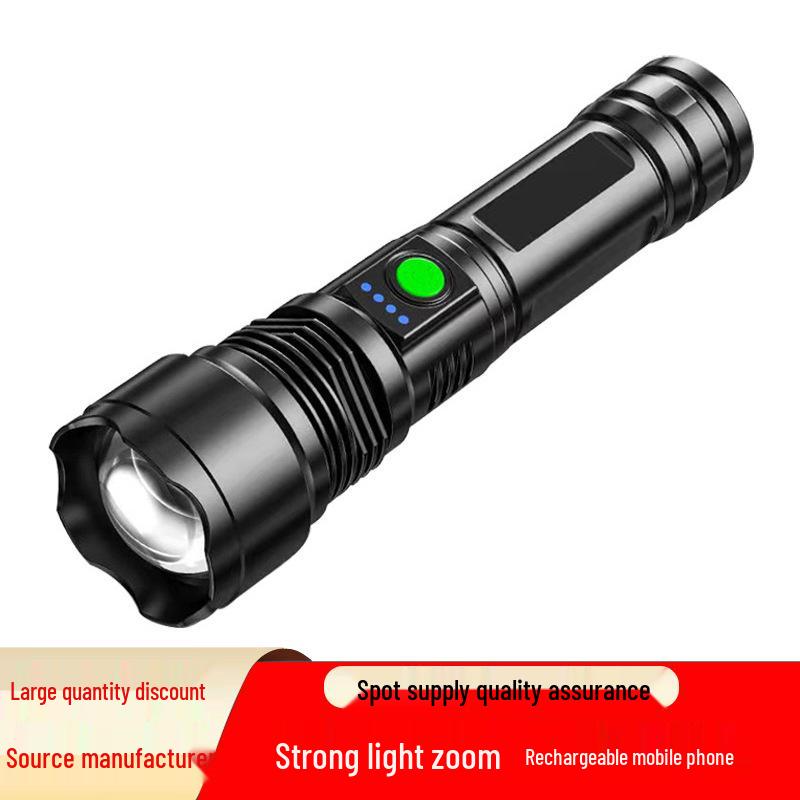 Rechargeable Aluminum Alloy LED P50 Outdoor Work Light with White Laser