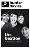 The The Beatles : The Authorised Biography Book