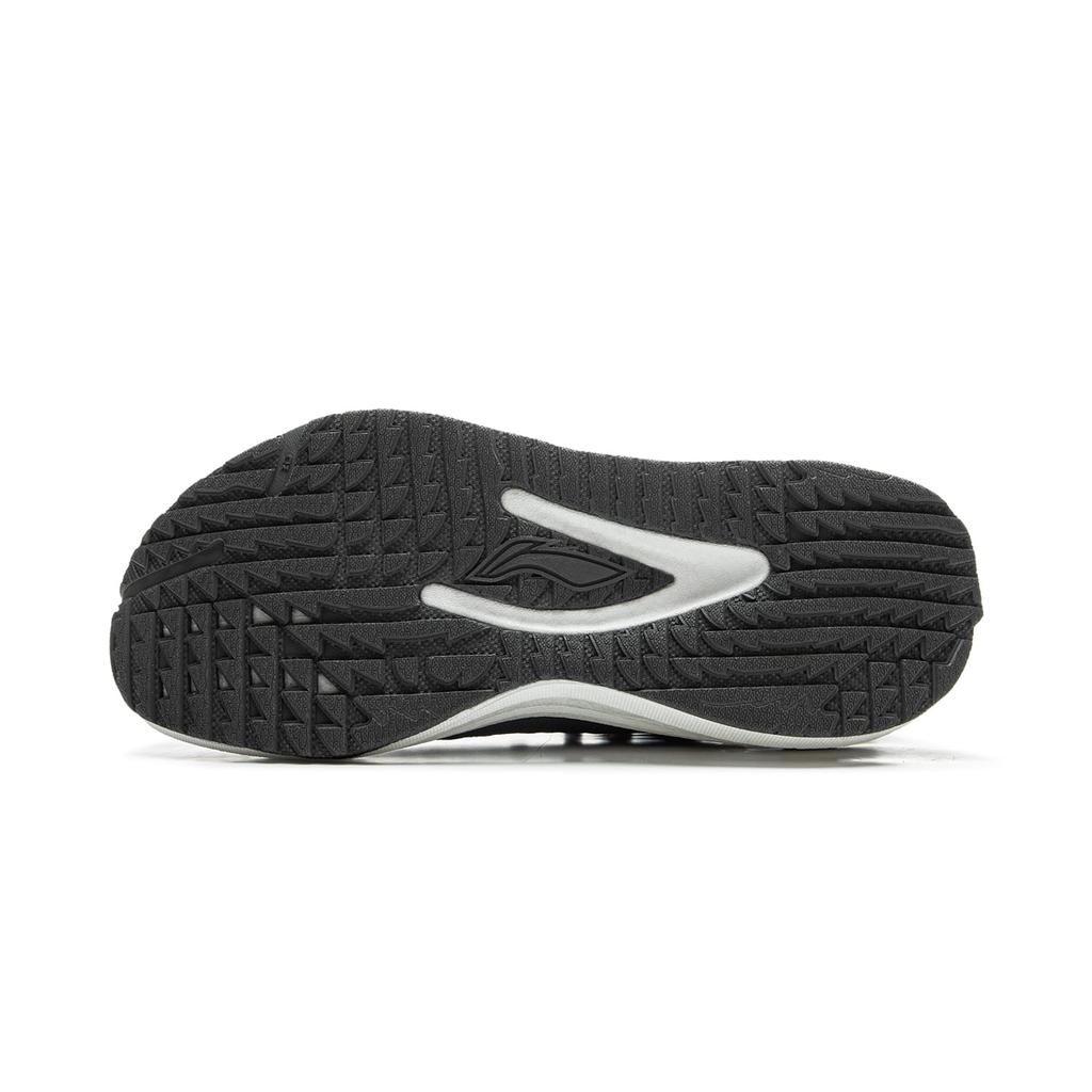 Li Ning Повседневные Тканевые Амортизирующие Скользкие Устойчивые к Истиранию Дышащие Низкие Беговые Кроссовки Мужские Черно-Серые ARSU065-4
