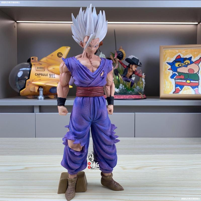 Фигурки Dragon Ball Z Сон Гохан 33см Аниме Фигурка Зверь Гохан GK Статуя ПВХ Модель Кукла Набор Декор для стола Игрушки Подарки