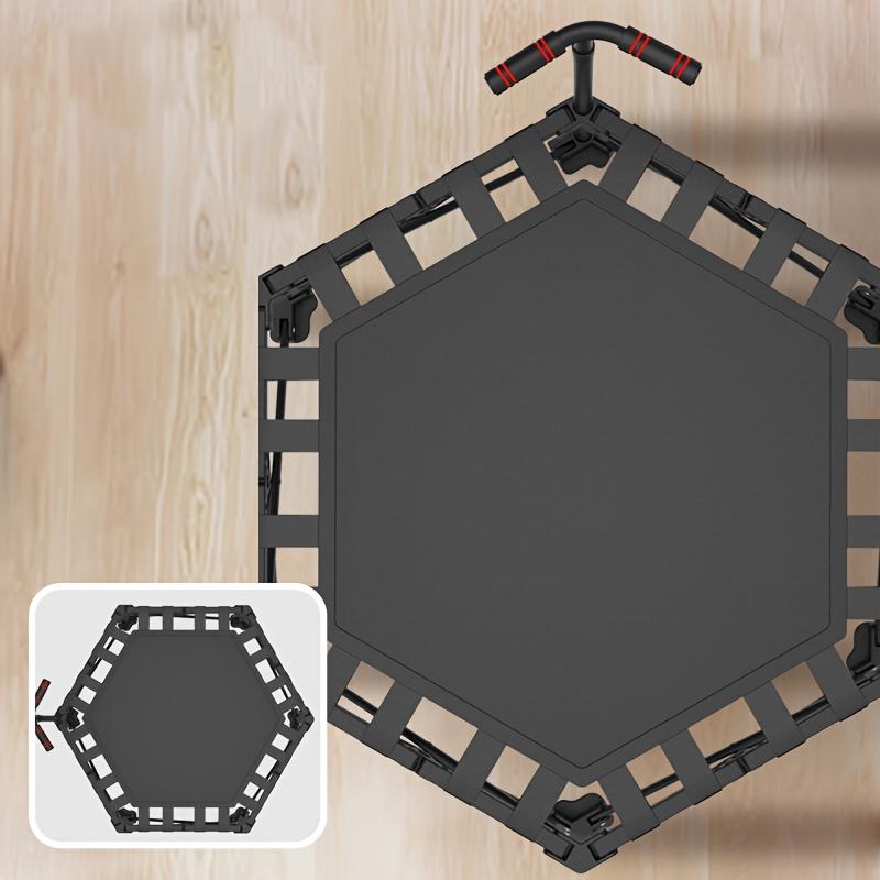 Складной фитнес-батут, регулируемый батут для помещений/улицы для взрослых, детей и домашнего спортзала и домашних тренировок.