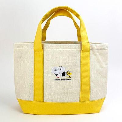 Джутовая сумка для обеда Snoopy Желтая сумка для обеда Школьный офис