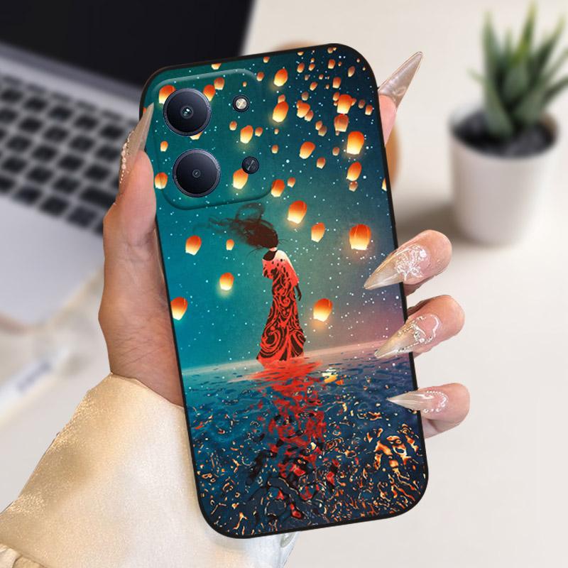 Для Xiaomi Poco C85 4G Чехол Стильный Ударопрочный Мягкий Силикон ТПУ Чехлы Для Телефона Для Poco C 85 POCOC85 171мм Чехол Fundas Coque