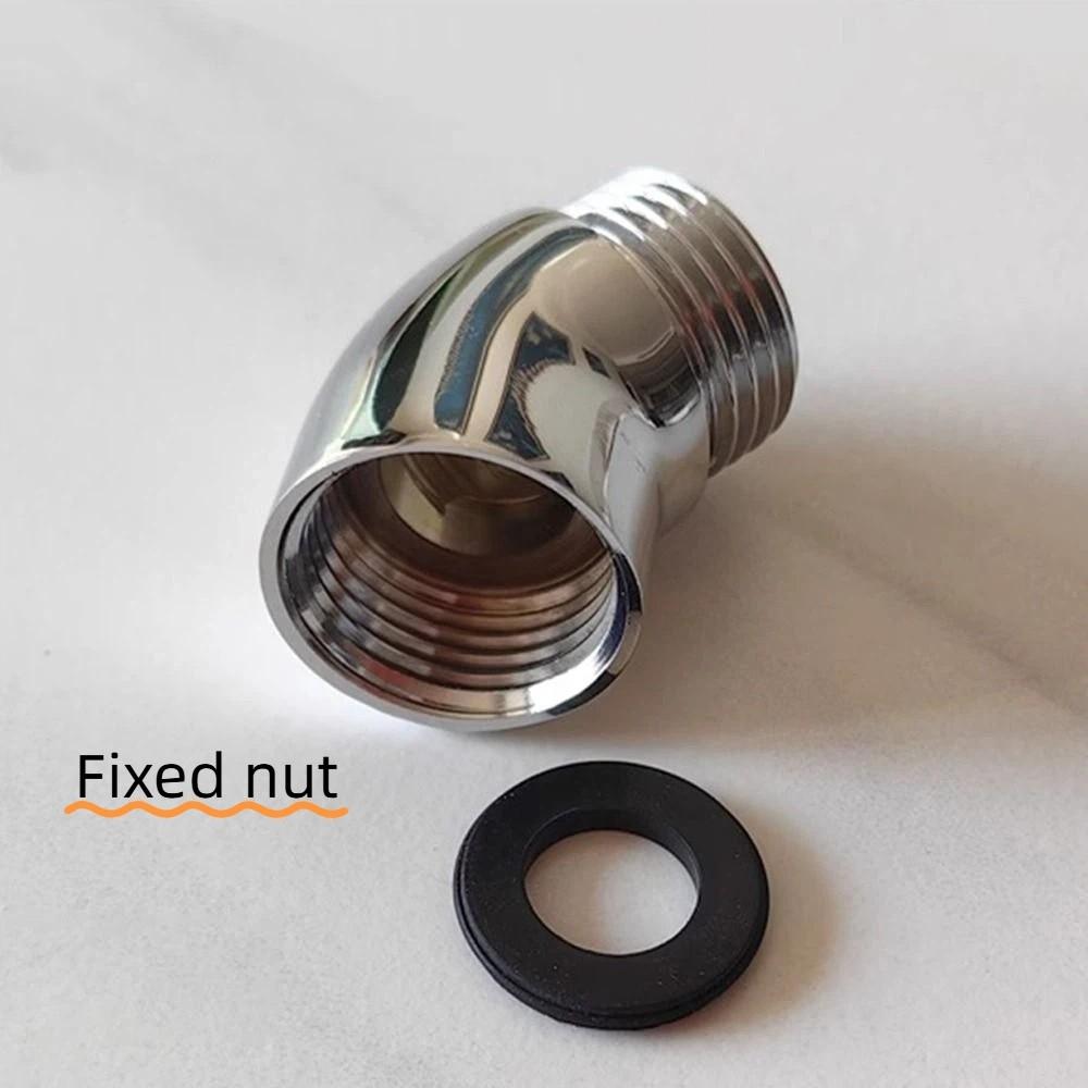 G1/2 Connection Shower Arm Adapter Top Spray Angle Elbow Adapter Hand Shower