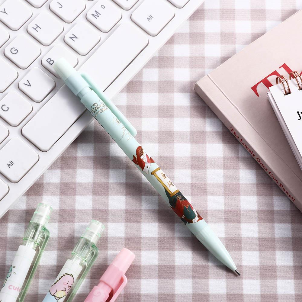 0.5mm 0.7mm Stationery for Kids Automatic Pencils Press Pen Mechanical Pencil Movable Pencil
