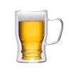 Стеклянные кружки с ручкой прозрачная стеклянная кружка для питья пива для кофе чая белая 550 мл