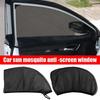 2pcs Car Window Net Car With The Whole Car Anti-mosquito Insect Ventilation Breathable Shading Cooling Car Door Screen Window