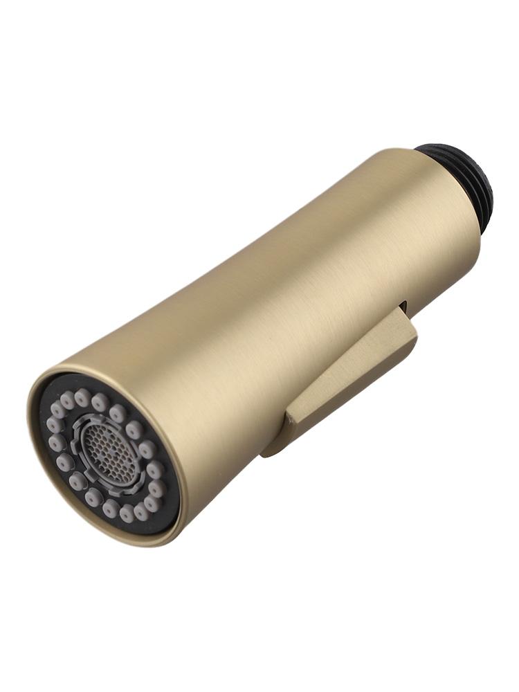 2-функциональный смеситель для раковины, как показано на рисунке, смеситель из матового золота, конструкция для легкой установки, современная форма колонны