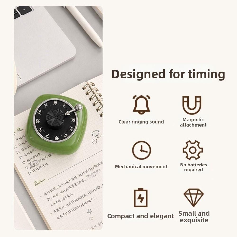 Self Discipline Countdown Alarm Clock Record Design Children Study Timer Kids/Adult