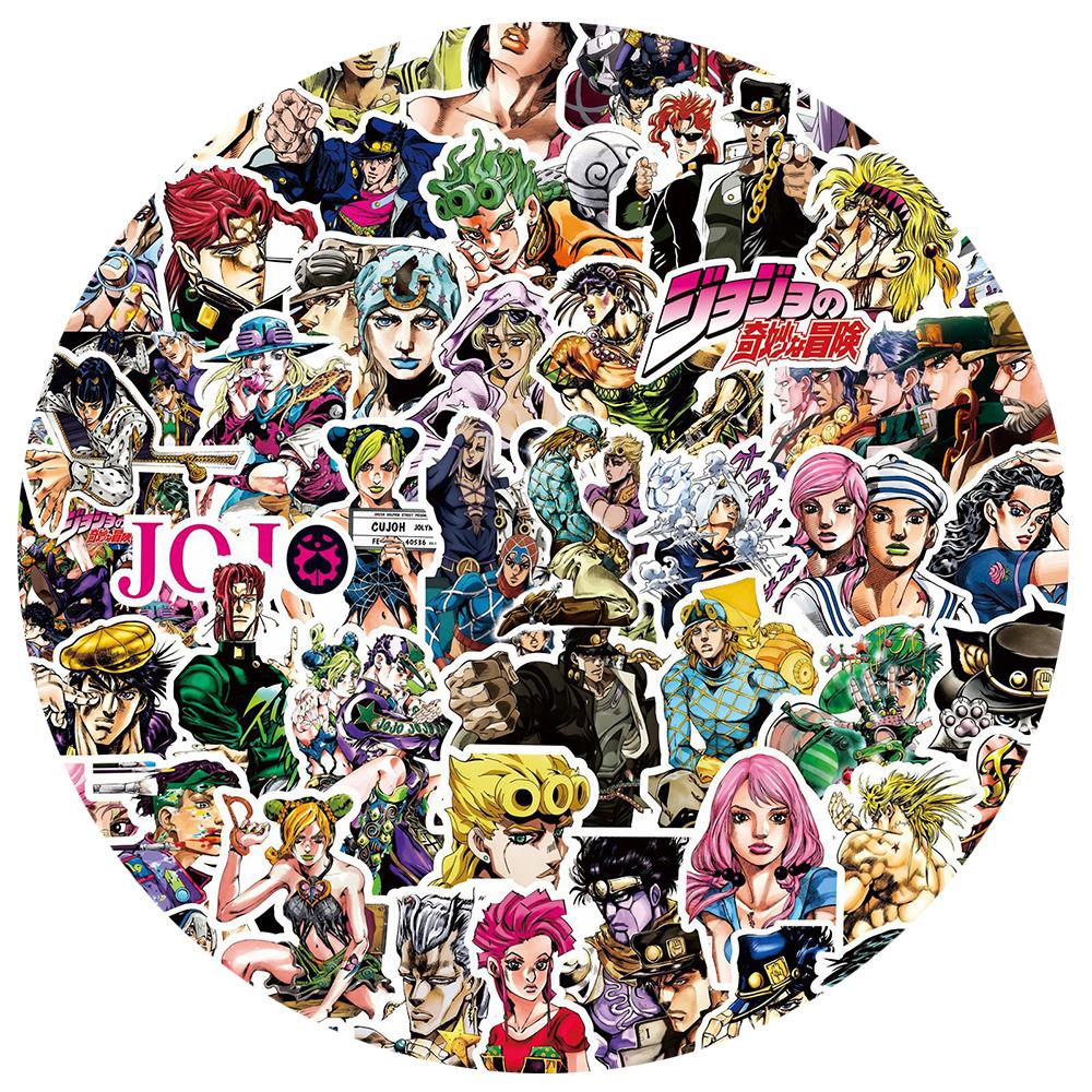 10/30/80 шт. Аниме JoJo's Bizarre Adventure Наклейки Мультяшные Наклейки DIY Для Ноутбука Мотоцикла Чехла Телефона Дневника Водонепроницаемая Наклейка Игрушки