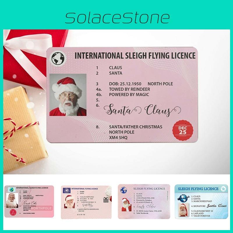 Santa Claus Sleigh Flying License Keepsake Xmas Box Perfect For Your Little Ones' Christmas Surprise!