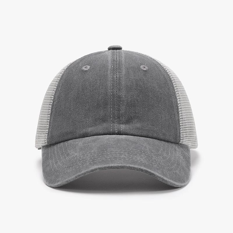Spring And Summer Baseball Cap Women'S Literary And Retro Outdoor Japanese Soft Top Hat Sunscreen Antique Men'S Washed Cotton Cap