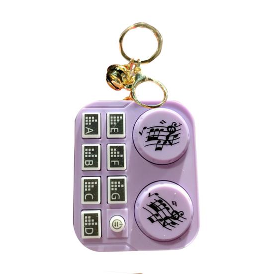 Мини-пульт управления DJ, игровая консоль с музыкальным светом, портативная, дорожная, на батарейках, для детей, подростков и взрослых, обучающая, игрушка-брелок для диджеинга