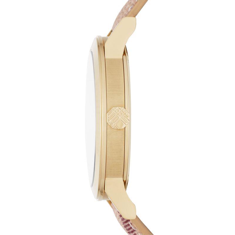 Burberry BU9026 Женские часы The City Champagne Dial с ремешком в клетку