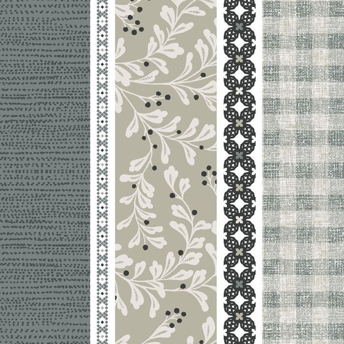 Комплект двусторонних пододеяльников для кровати 140 х 190 см Кашемир