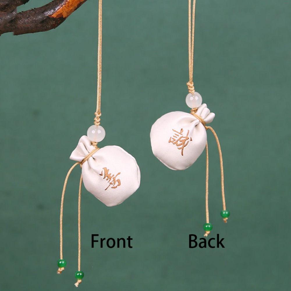 Printing Mini Cloth Sachet for Filled Fragrant Herbs Tassel Small Pouch Perfume Spice Bag  Girl