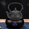 3pcs Double Dragon Iron Tea Pot With Filter And Cover Decoration Tea Set  For Tea Enthusiast