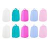 10Pcs Portable Toothbrush Protector Caps Dustproof Design Soft Silicone Brush Head Covers Shield for Travel Home Use