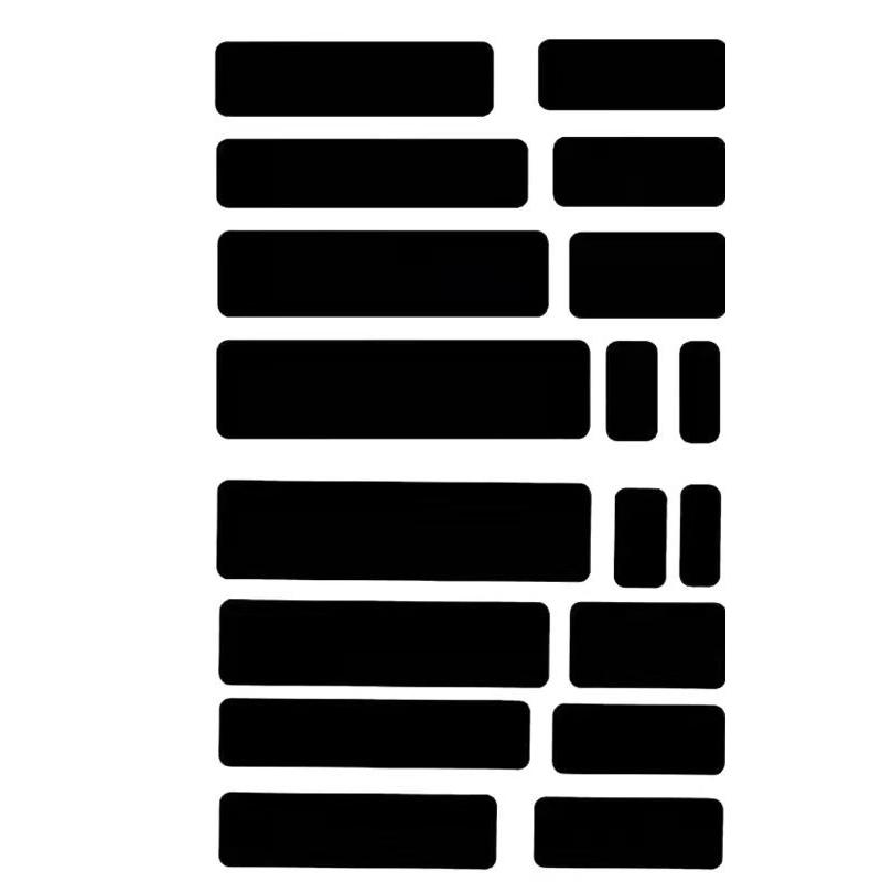 Универсальная черная самоклеящаяся тканевая заплатка для ремонта (2 шт) – Моментальный ремонт без порезов для пуховиков и пальто