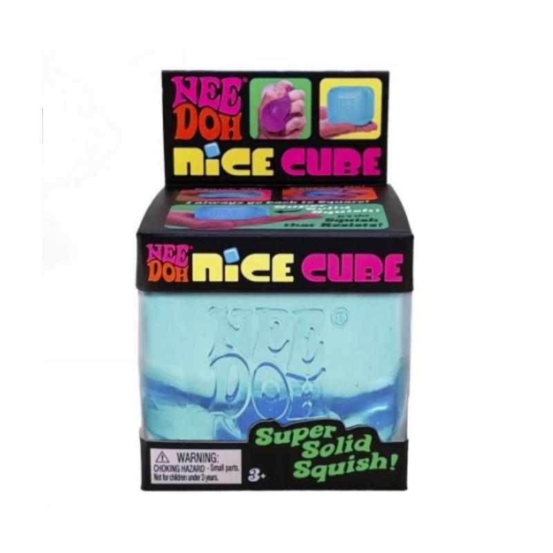 Needoh Nice Cube Сенсорный Сниматель Стресса Игрушка-Фиджет Для Тревоги и Концентрации Настольный Сенсорный Куб Для Взрослых и Детей