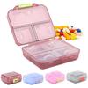 7 Grids Weekly Portable Medicine Tablet Box Organizer Drug Case
