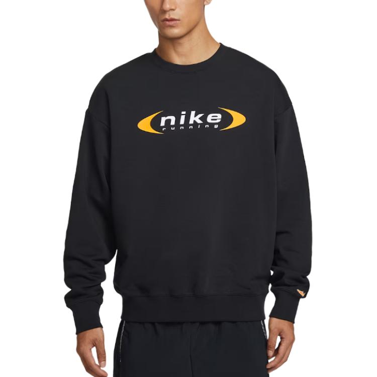 Nike Мужская свободная толстовка с длинным рукавом и ретро-логотипом бренда Dri-Fit IQ1659-010