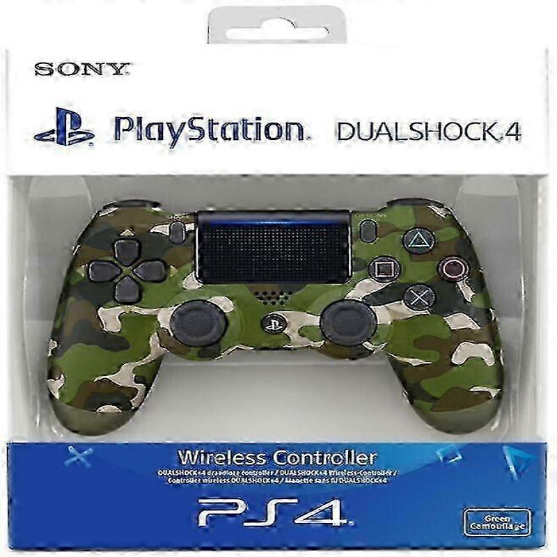 Official Playstation For PS4 DualShock 4 V2 Wireless Controller Kontroller- Camouflage Green