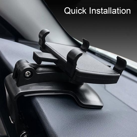 Car Phone Holder 360 Degree Rotation Foldable Dashboard Phone Mount Adjustable Multi-purpose Phone Stand for Sun