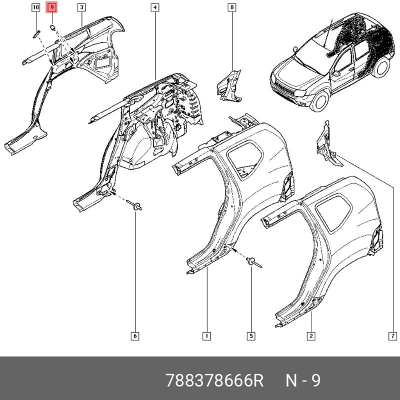 Easy Installation Exhaust Pressure Tube Sensor 223211870R 223216385R Auto Accessories Replacement Pipe Sensor