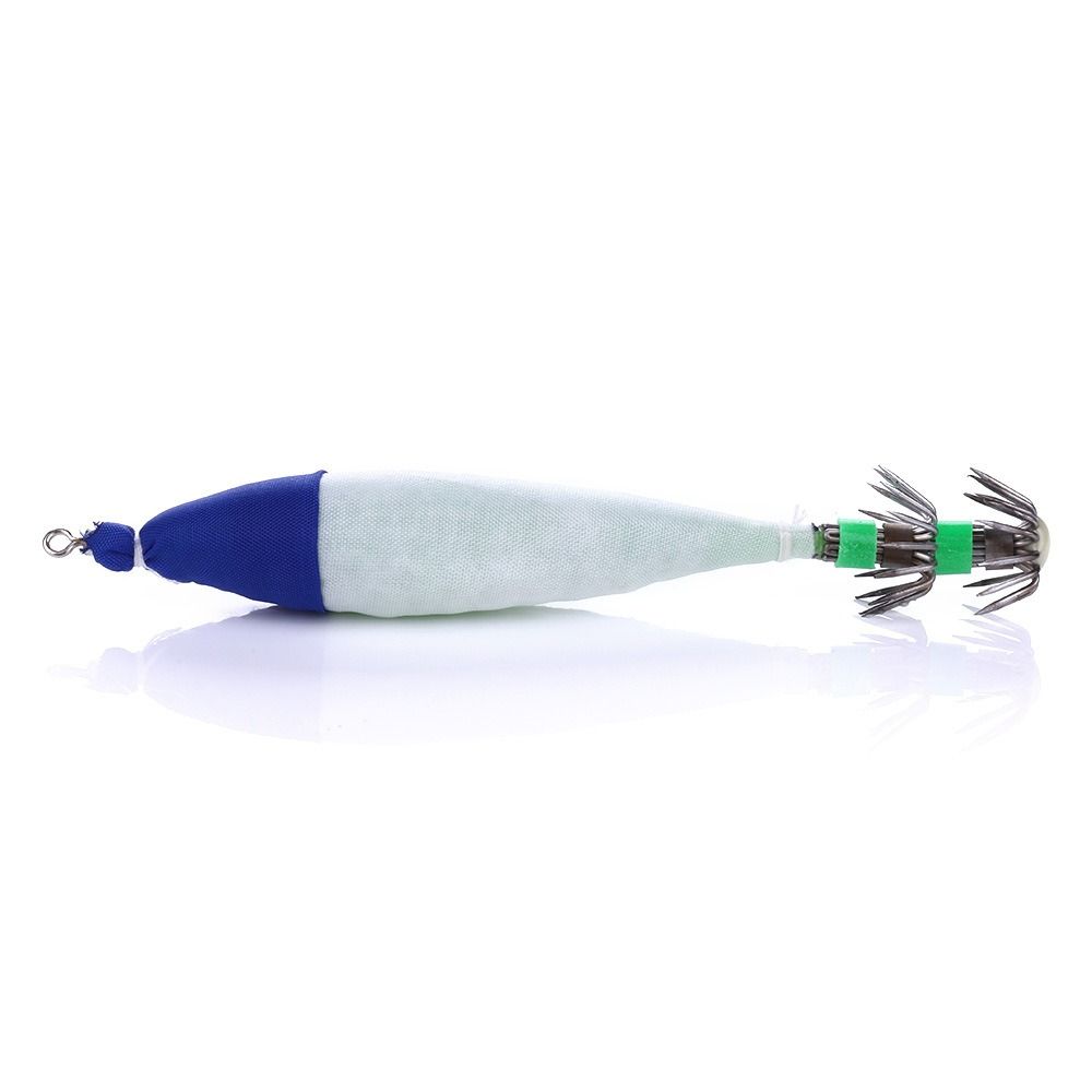 6.3g Wood Shrimp Lure Bright Color Cuttlefish Bait Shrimp Squid Hook Saltwater Fishing Tackle