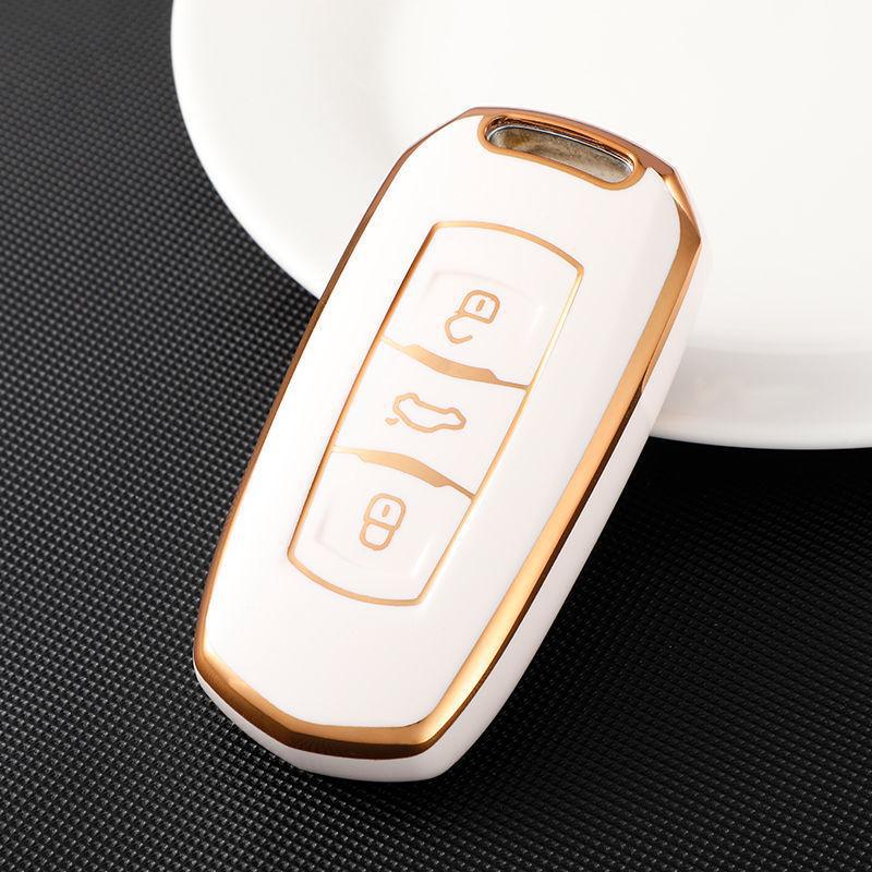Geely Boyue Emgrand GS Borui Vision X6/X3 Car Key Cover with Gold Edge